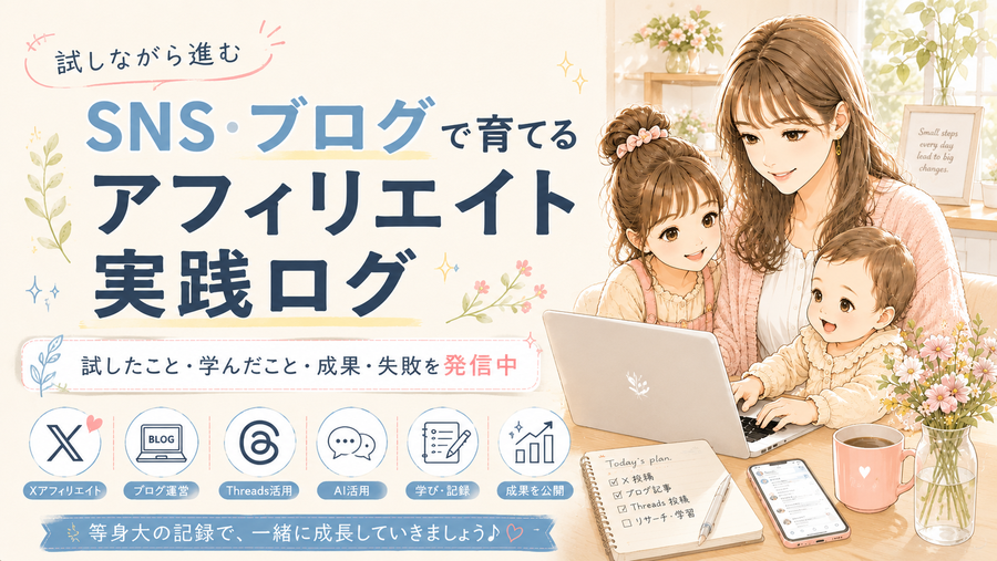 140文字で月3万円を継続中のママ